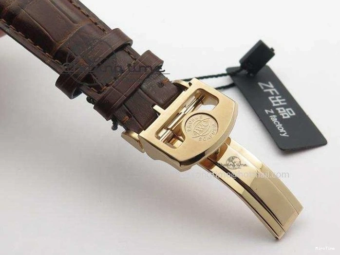 MIROTIME 0204 Unisex Portuguese Real PR RG IW500702 ZF 1:1 Best Edition On Brown Leather Strap A52010 V 7303